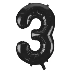Globo Nº 3 Negro 86 cm