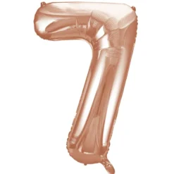 Globo Nº 7 Oro Rosado 86 cm