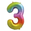 Globo Nº 3 Rainbow 86 cm