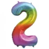 Globo Nº 2 Rainbow 86 cm