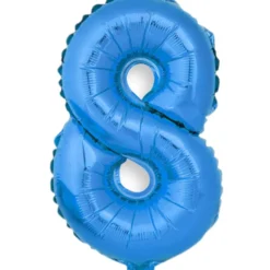 Globo Número 8 Azul 40cm