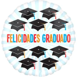 Globo Redondo Felicidades Graduado