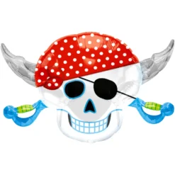 Globo Calavera Pirata 71 cm