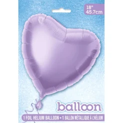 Globo de foil Corazón Lila 45 cm