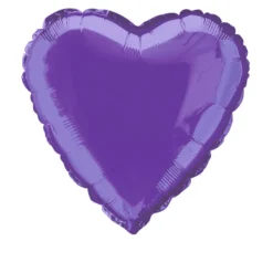Globo de foil Corazón Violeta 45 cm