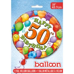 Globo de foil 50 Cumpleaños 45 cm