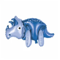 Globo de Foil Dinosaurio Azul 85 cm