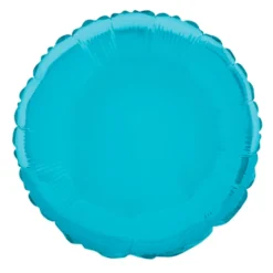 Globo de Foil Redondo Azul bebé 45 cm