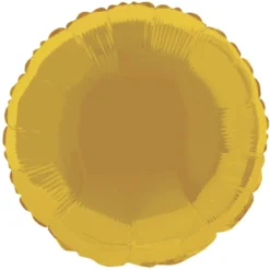 Globo de Foil Redondo Dorado 45 cm