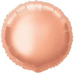 Globo de Foil Redondo Oro Rosado 45 cm