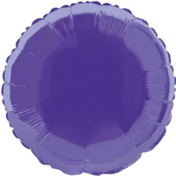 Globo de Foil Redondo Violeta 45 cm