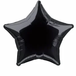 Globo Estrella Negra 50 cm