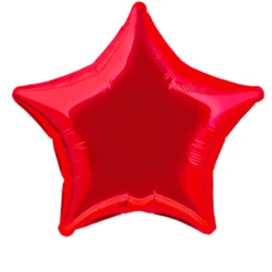 Globo Estrella Roja 45,7 cm