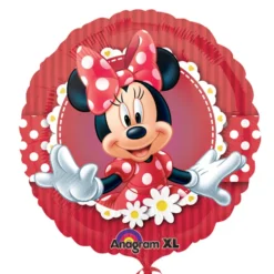 Globo Feliz Cumpleaños Minnie 43 cm