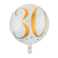 Globo Foil 30 años Oro 35 cm