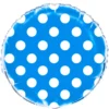 Globo Foil Azul con Lunares