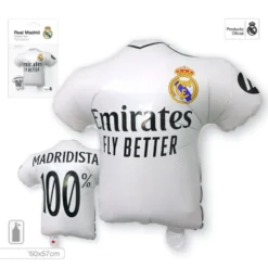 Globo Foil Camiseta Real Madrid 60 x 57 cm