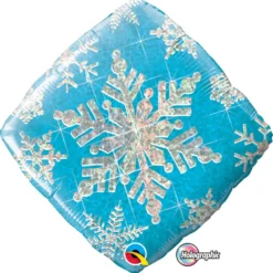 Globo Foil Copo de Nieve Holográfico 46 cm