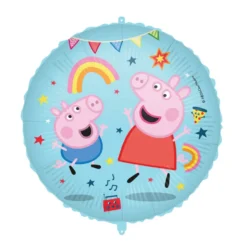 Globo Foil Peppa Pig y George 43 cm