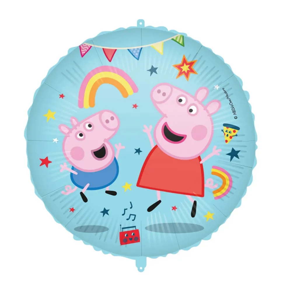 Globo Foil Peppa Pig y George 43 cm