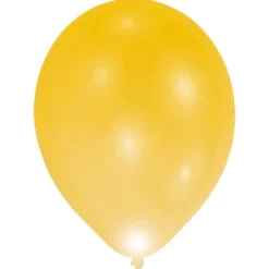 Globo LED color Dorado 5 Unidades