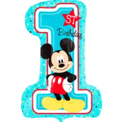 Globo Nº 1 Azul Mickey