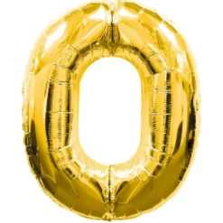 Globo Nº 0 Dorado 86 cm