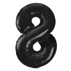 Globo Nº 8 Negro 86 cm