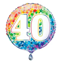 Globo Nº40 Rainbow 45 cm