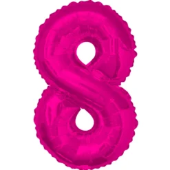 Globo Nº 8 Rosa 83 cm