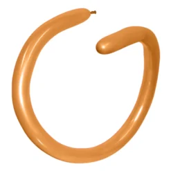 Globos Alargados para Globoflexia Dorado Metalizado 260S