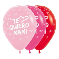 Globos Te quiero Mami 30 cm 12 ud