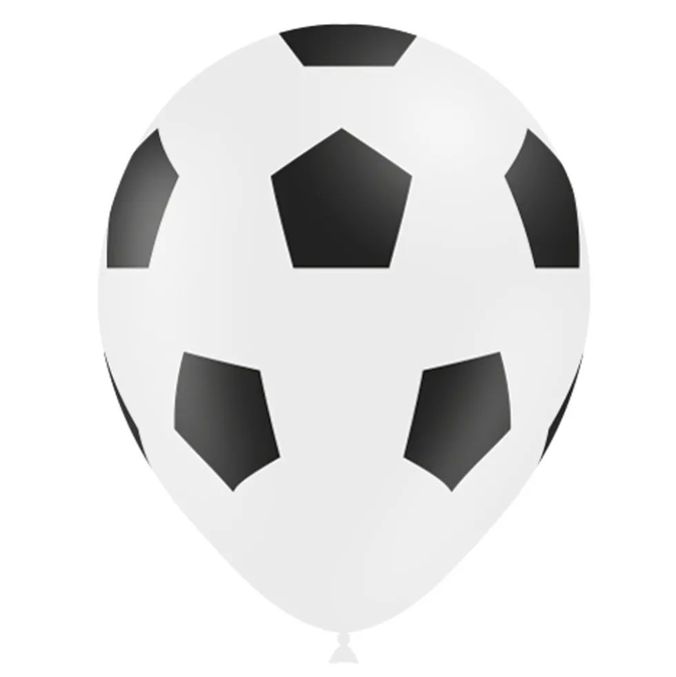 Globos Balón de Fútbol 30 cm 8 ud