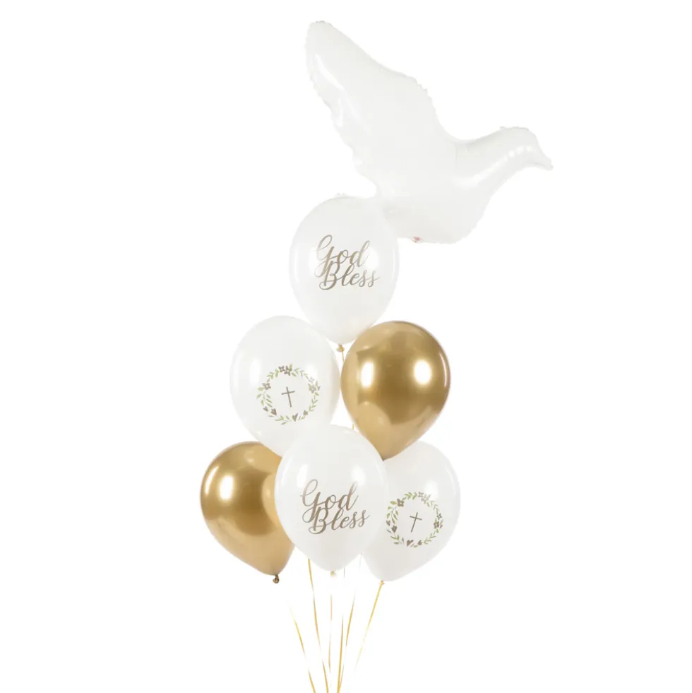 Globos Comunión God Bless 6 ud