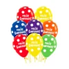Globos Feliz Cumpleaños Colores Surtidos