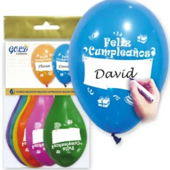 Globos personalizables Feliz Cumpleaños