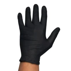 Guantes de Nitrilo Negros - L 100 ud - Rubberex