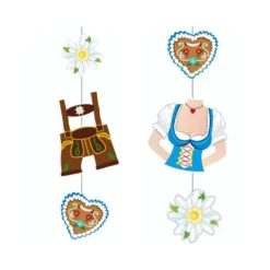 Guirnalda Oktoberfest Traje Tradicional 75 cm