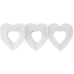 Guirnalda Corazones Blancos