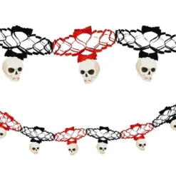 Guirnalda de Papel Calaveras 2 metros