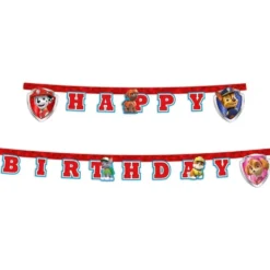 Guirnalda Feliz Cumpleaños Patrulla Canina