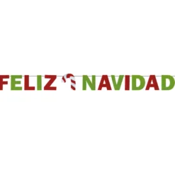 Guirnalda Feliz Navidad Fieltro