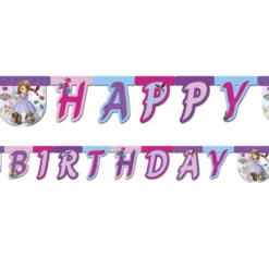 Guirnalda Happy Birthday Princesa Sofia