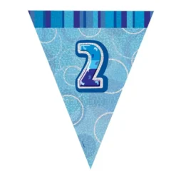 Guirnalda Nº 2 Azul Brillante