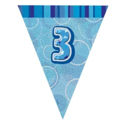 Guirnalda Nº 3 Azul Brillante