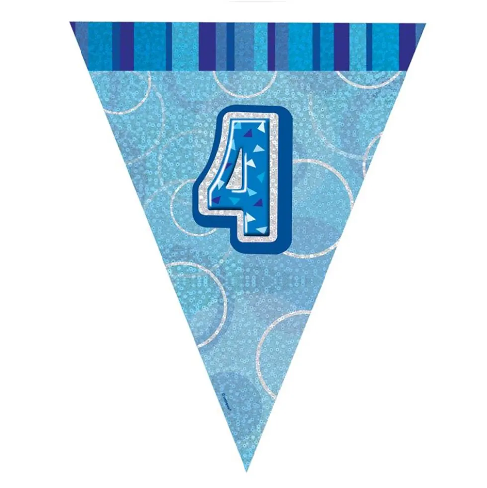 Guirnalda Nº 4 Azul Brillante