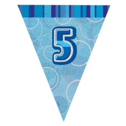 Guirnalda Nº 5 Azul Brillante