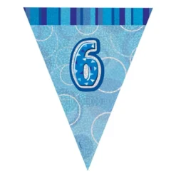 Guirnalda Nº 6 Azul Brillante