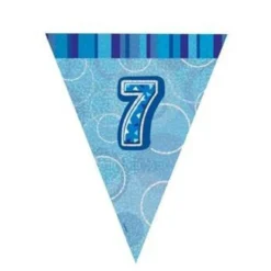 Guirnalda Nº 7 Azul Brillante