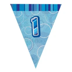 Guirnalda Nº 1 Azul Brillante